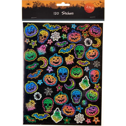 Halloween matrica csomag, 2 db lap, 2 féle, 19821