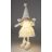 Angyal lány figura, LED-es, fehér, 69 cm, 19833