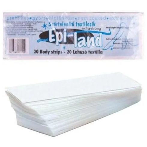 Epiland szőrtelenítő gyantacsík, 20 darabos csomag, 20013