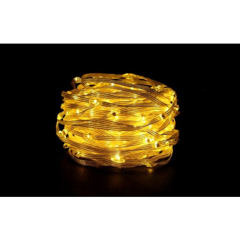 Karácsonyi PVC bevonatú füzér - IP44 - 200 égős - 22005