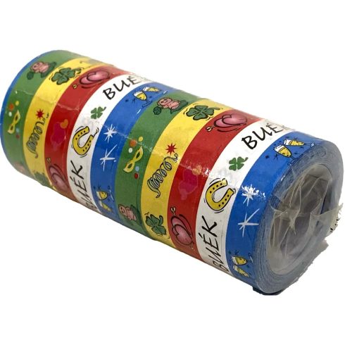 Színes szerpentin csomag, 10 darabos, 22133