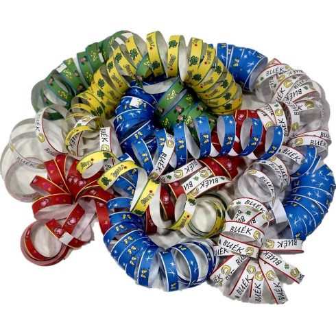 Színes szerpentin csomag, 10 darabos, 22133