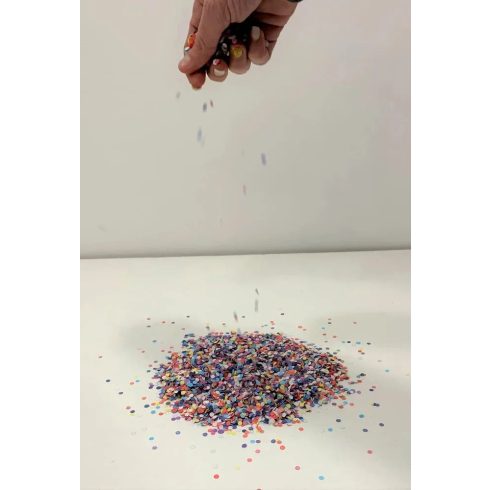 Színes konfetti papír, 2 dkg-os csomag, 22134