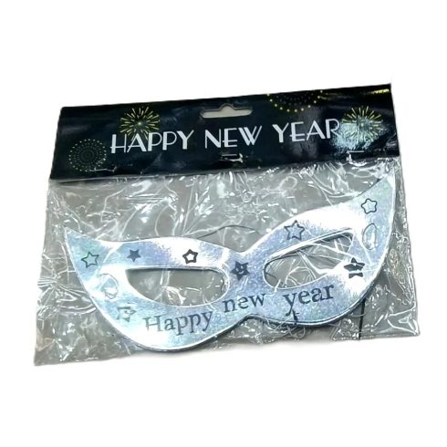 Happy New Year feliratos, 6 darabos papír szemüveg csomag, 22149
