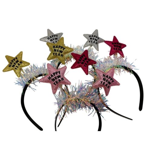 Happy New Year feliratos fejdísz,, 22152