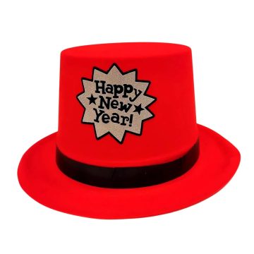 Happy New Year feliratos cilinder kalap, 22155