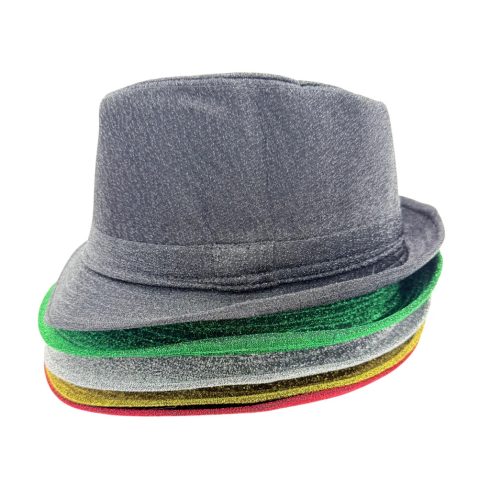 Csillogó szövet kalap, 22256