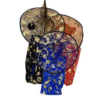 Varázsló jelmez szett, köpeny + kalap, 70 cm, 22262