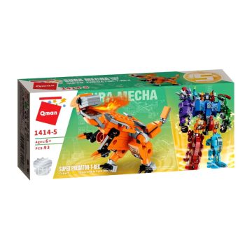   Qman építőjáték 1414-5, Szuper Predátor T-Rex játékszett, 23328
