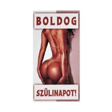 Hűtőmágnes, Boldog Szülinapot! feliratos, csajos, 23414