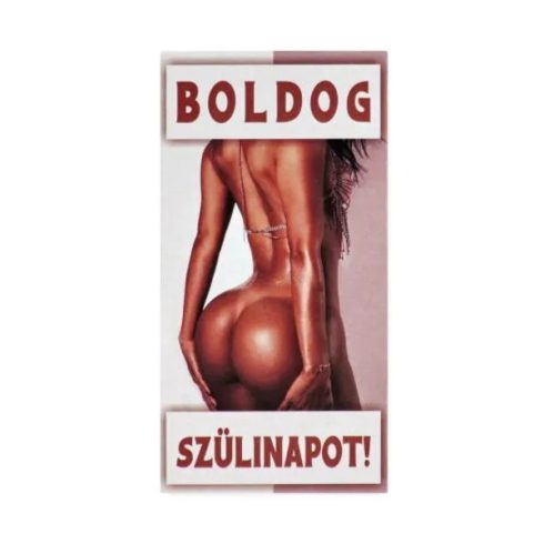 Hűtőmágnes, Boldog Szülinapot! feliratos, csajos, 23414