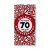 Hűtőmágnes, Boldog 70. Születésnapot! feliratos, 23422