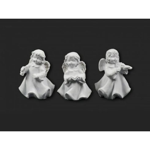 Fehér Angyal figura, 6,5 cm, 23430
