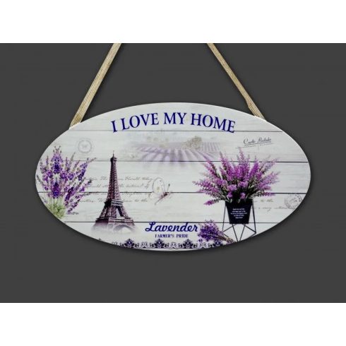 Virágos tábla, ovális, 2 féle, 23433