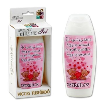 Szeretlek feliratos tusfürdő, 300 ml, 23510