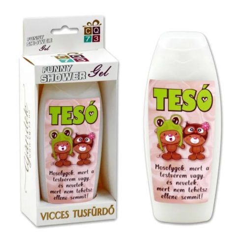 Tesó feliratos tusfürdő, 300 ml, 23530