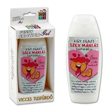 Szex mániás feliratos tusfürdő, 300 ml, 23535