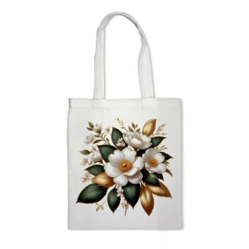 Vászontáska, virágcsokor, 35 x 40 cm, 23636