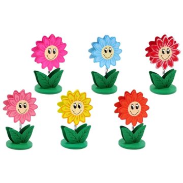 Facsipeszes virág, mosolygós, 11 cm, 6 féle, 23662