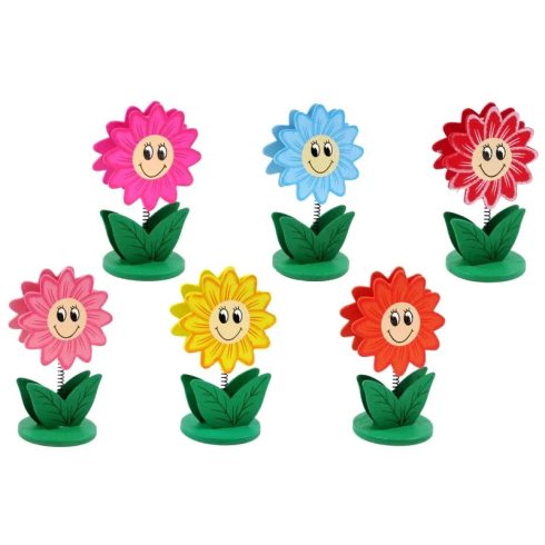 Facsipeszes virág, mosolygós, 11 cm, 6 féle, 23662