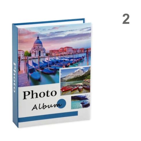 Fényképalbum, 200 képes, 3 féle, 10 x 15 cm, 23669