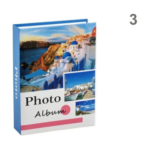 Fényképalbum, 200 képes, 3 féle, 10 x 15 cm, 23669