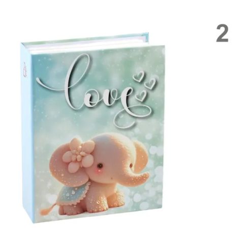 Fényképalbum, 304 képes, 2 féle, Love feliratos, 10 x 15 cm, 23670