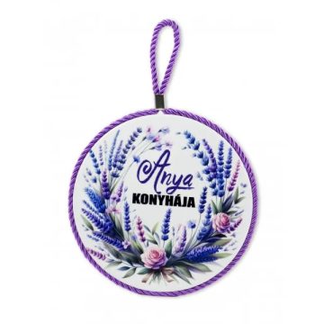 Edényalátét, anya konyhája feliratos, 17 x 19 cm, 23688