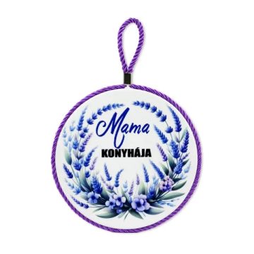 Edényalátét, mama konyhája feliratos, 17 x 19 cm, 23689