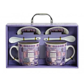 Bögre szett levendulás - 23692