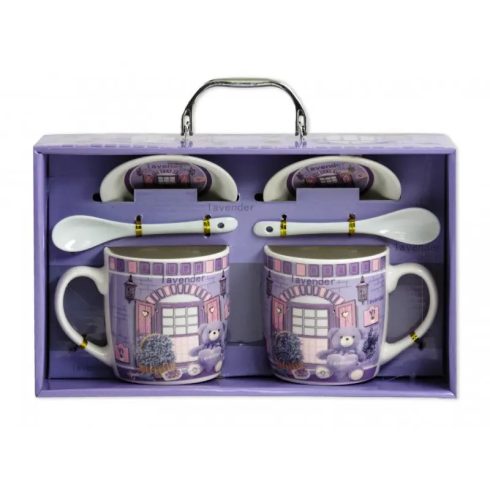 Bögre szett levendulás - 23692