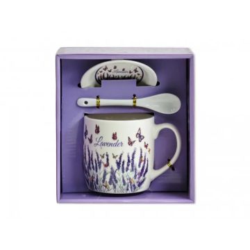 Bögre szett levendulás - 23693