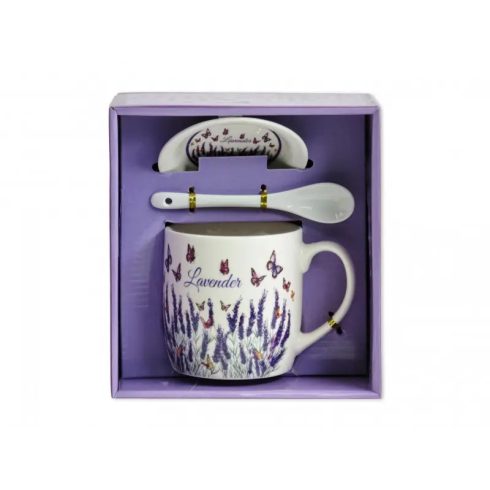 Bögre szett levendulás - 23693