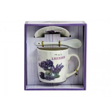 Bögre szett levendulás - 23694