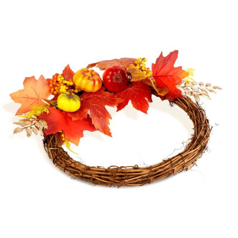 Őszi dekoráció, koszorú, 24001
