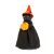 Halloween dekoráció, macska, szellem, tökfej, 21 cm, 24018