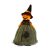 Halloween dekoráció, macska, szellem, tökfej, 21 cm, 24018