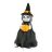   Halloween dekoráció, macska, szellem, tökfej, 21 cm, 24018