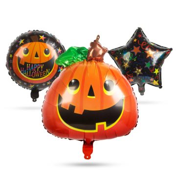 Halloween lufi szett - tök - 5 db - 24022