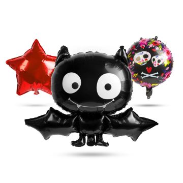 Halloween lufi szett - denevér - 5 db - 24023