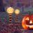  Halloween leszúrható LED-es szolár lámpa, töklámpás - 24028