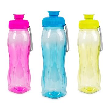 Sportkulacs, műanyag, 750 ml, 3 színben, 24050