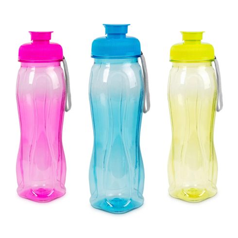 Sportkulacs, műanyag, 750 ml, 3 színben, 24050