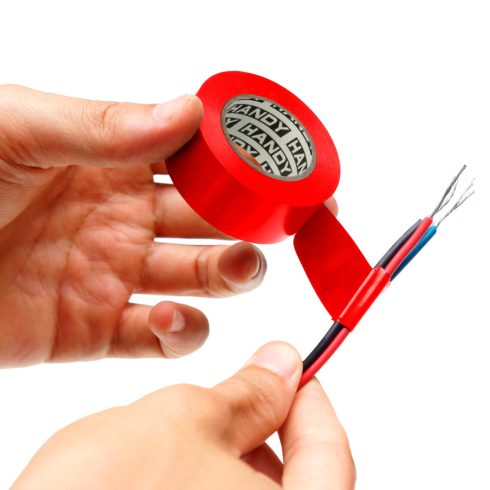 Szigetelőszalag, 15 mm, 10 méter, piros, 24073