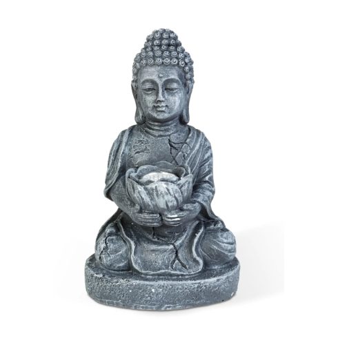Buddha napelemes LED lámpa, 12 x 19 cm, 24076