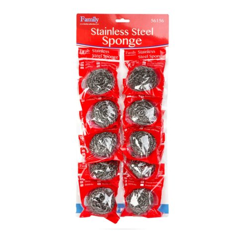 Dörzsi szivacs, rozsdamentes acél, 7 cm, 24088