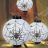 Halloween LED-es lampion, pókháló, 2 x AAA, 20 cm, 24147