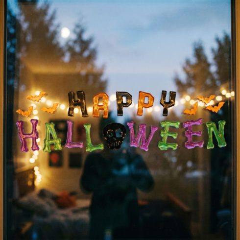 Halloween gél ablakmatrica szett, 15 x 50 cm, 2 féle, 24148