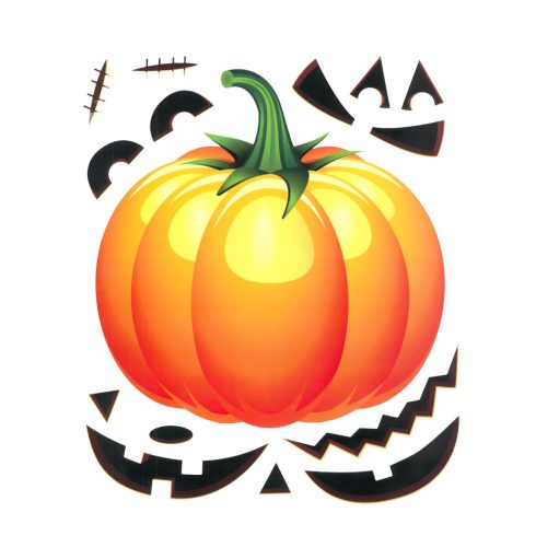 Halloween matrica szett, tök, 24161