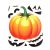 Halloween matrica szett, tök, 24161